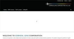 Desktop Screenshot of corneal-lens.co.nz